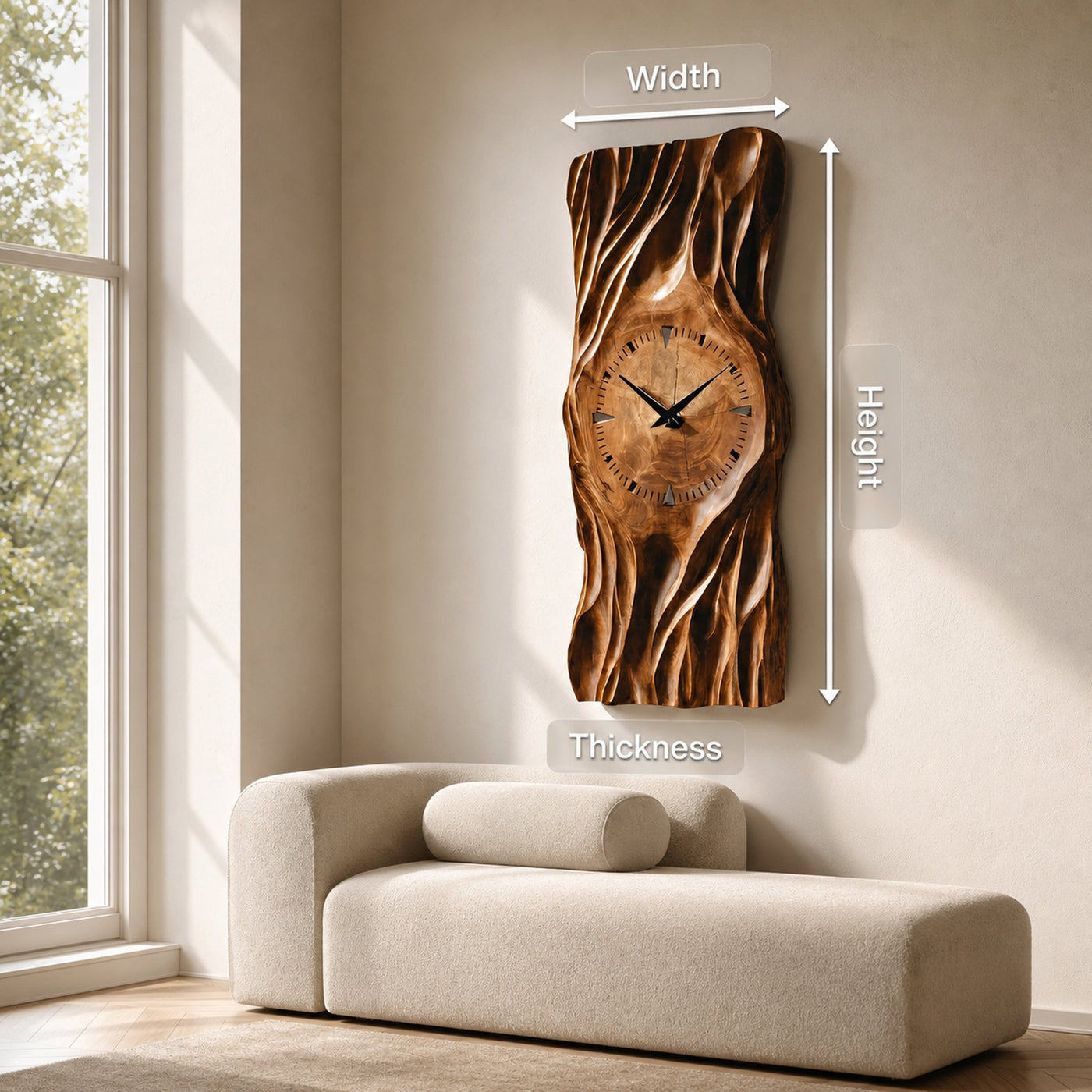 Modern Minimal Wall Clock For Living Room - product view 8
