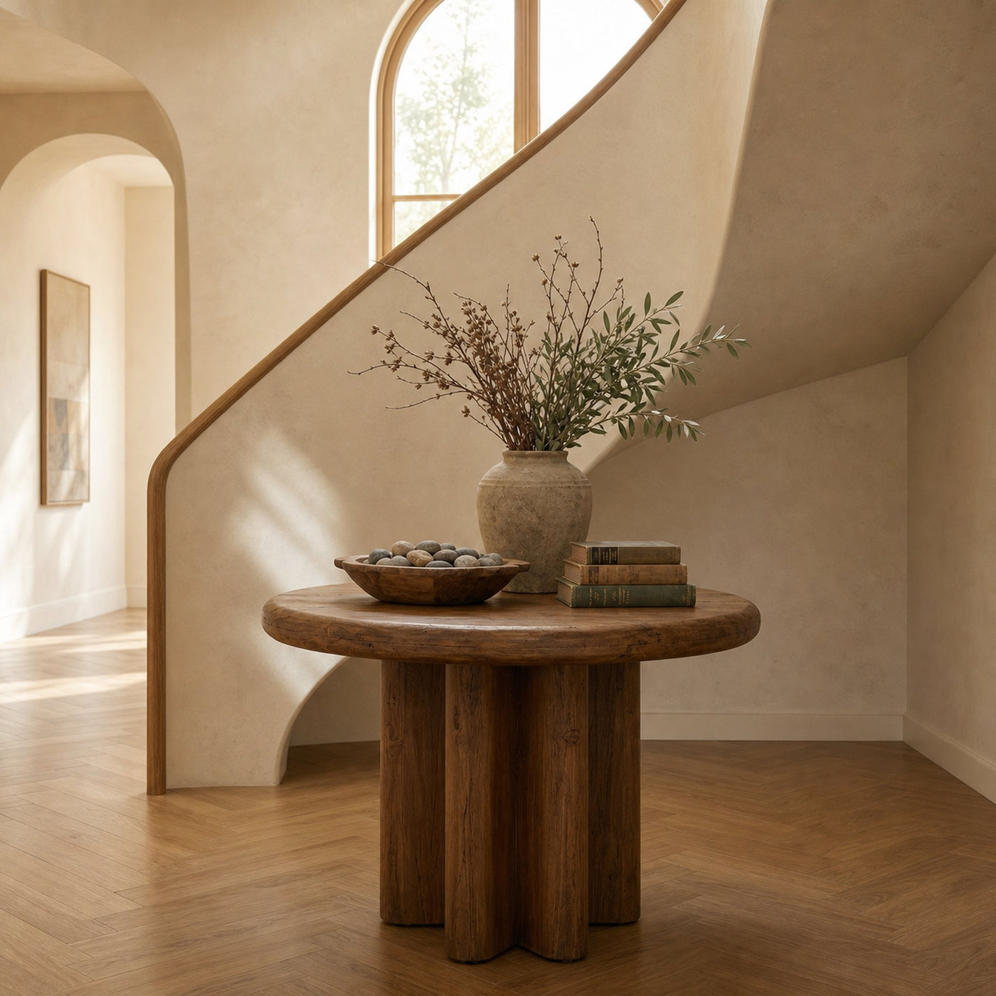 Modern Minimalist Round Entryway Foyer Table For Entryway Home Decor - product view 6