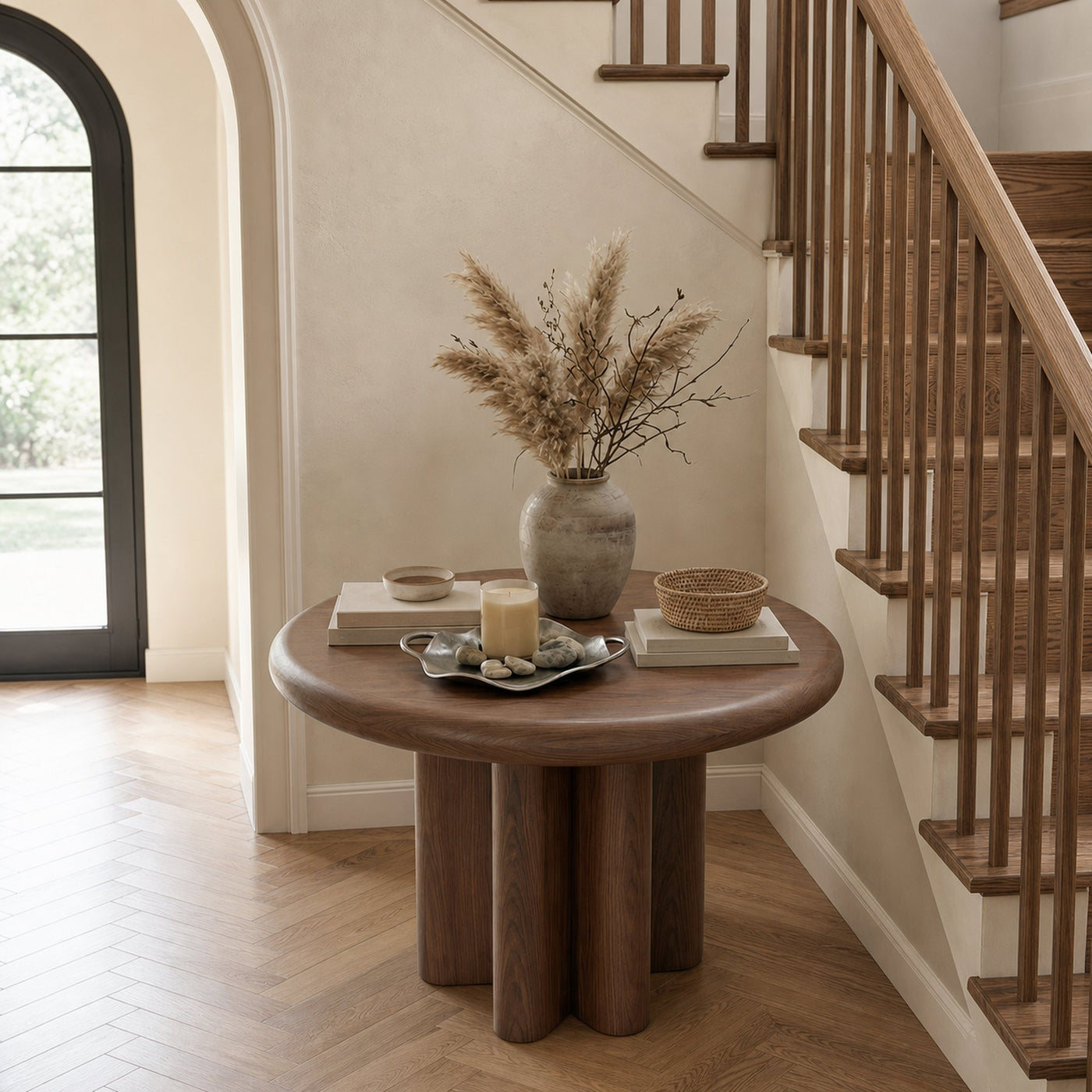 Modern Minimalist Round Entryway Foyer Table For Entryway Home Decor - product view 7