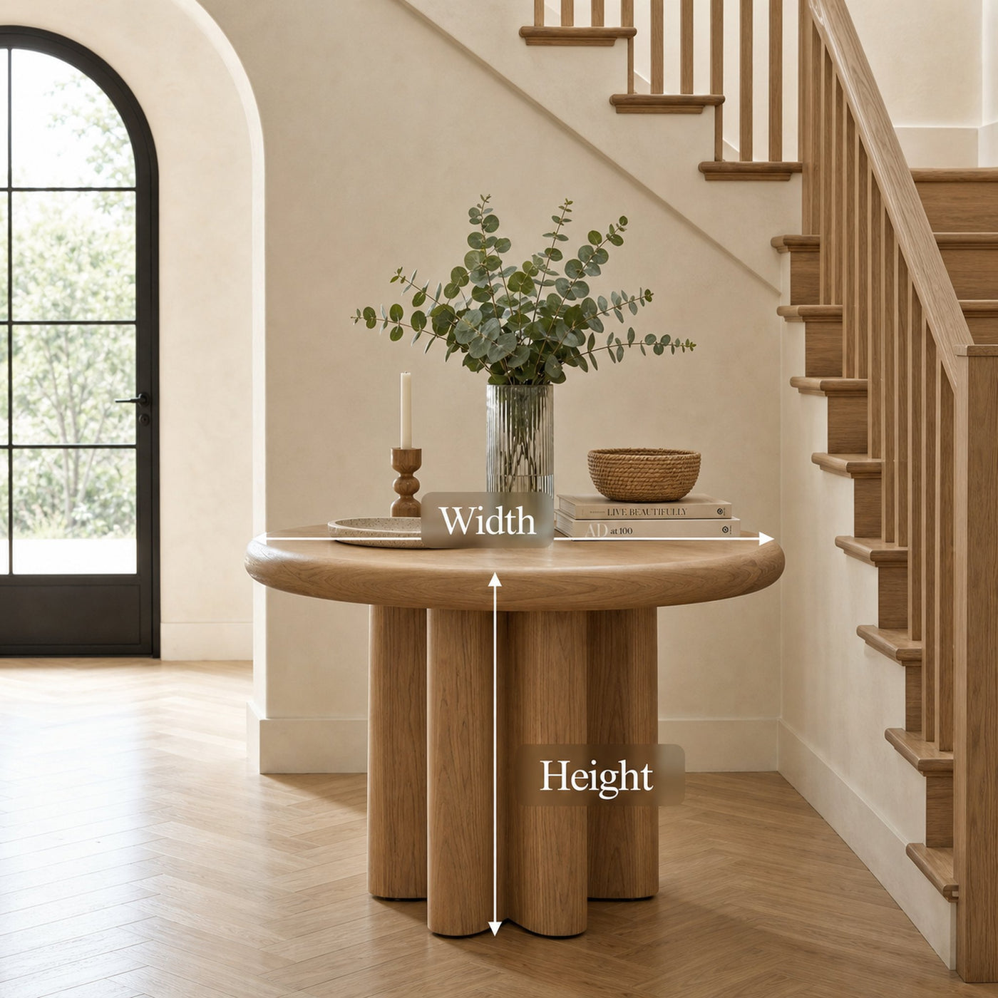 Modern Minimalist Round Entryway Foyer Table For Entryway Home Decor - product view 8