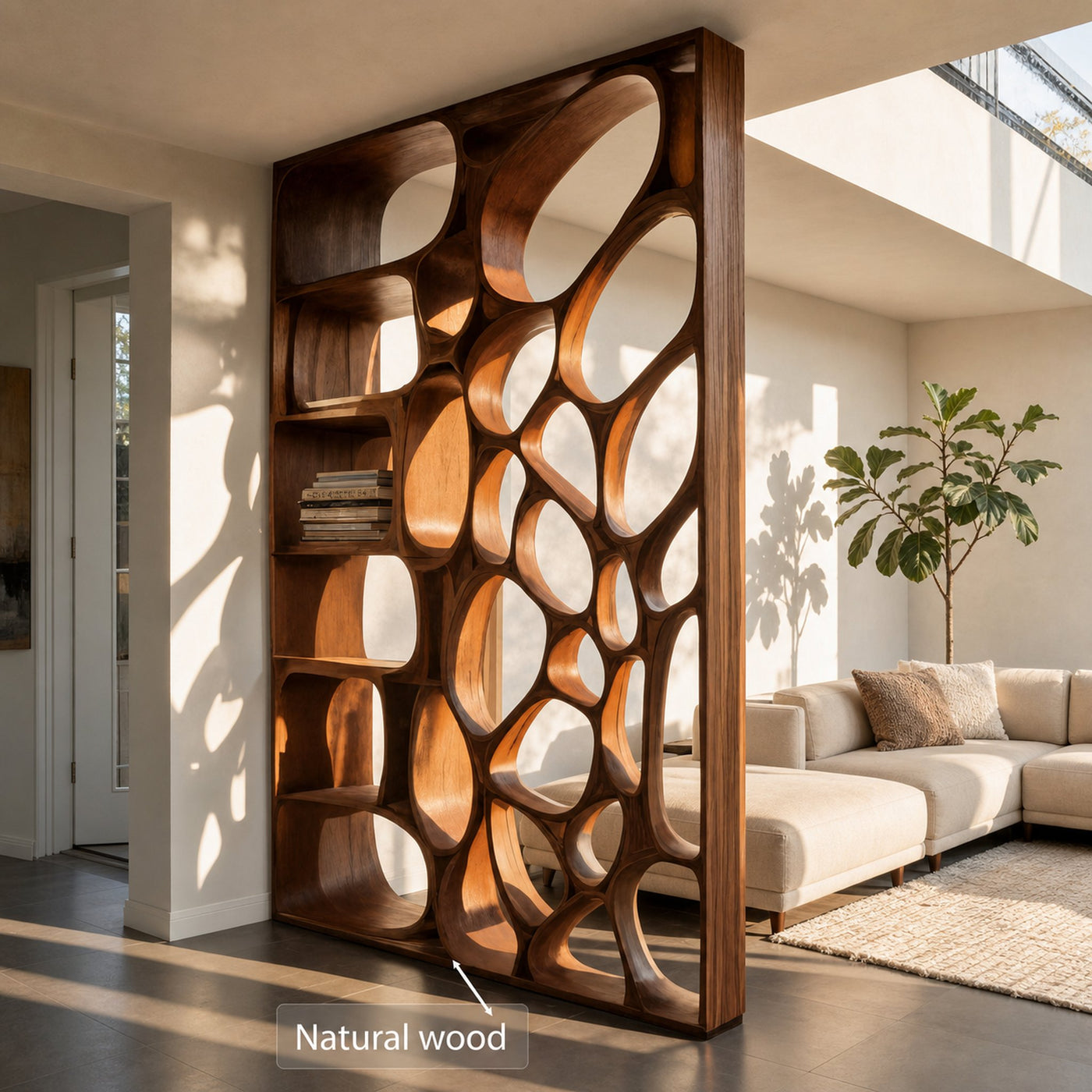 Modern Openwork Divider For Living Room Or Office - product view 7