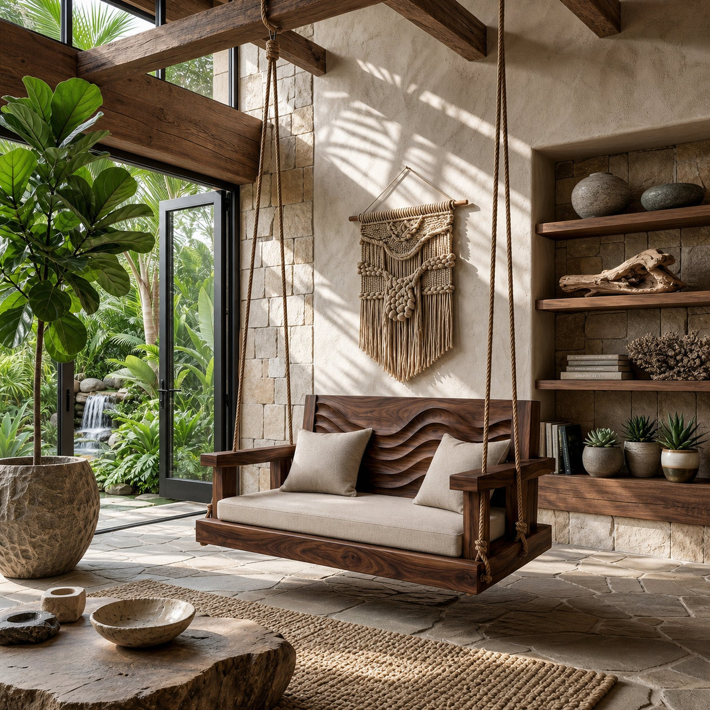 Modern Organic Crest Swing Open Concept Living Space - product view 7