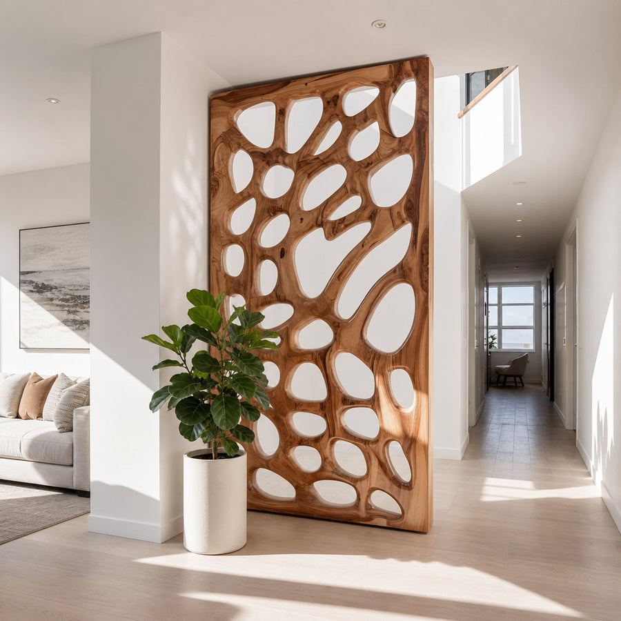 Modern Organic Partition For Living Room Or Interior