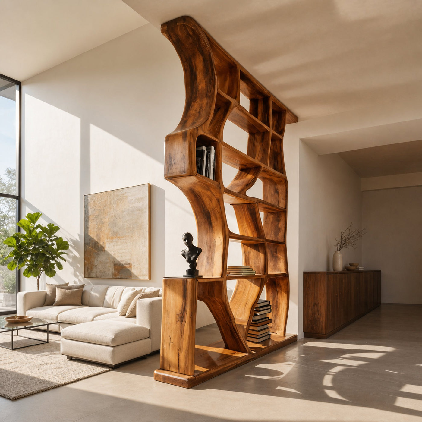 Modern Organic Room Divider For Living Room