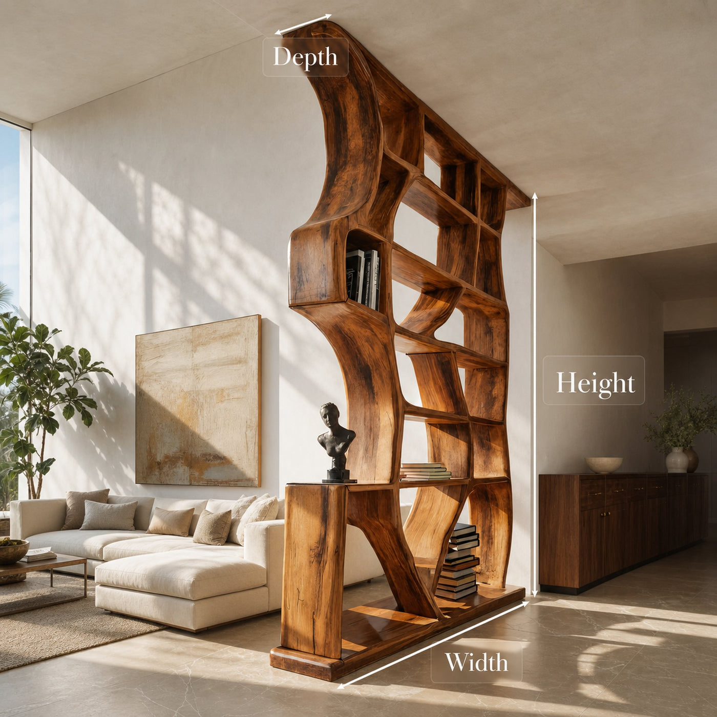 Modern Organic Room Divider For Living Room - product view 9