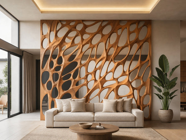 Modern Organic Room Divider For Open Space Decor
