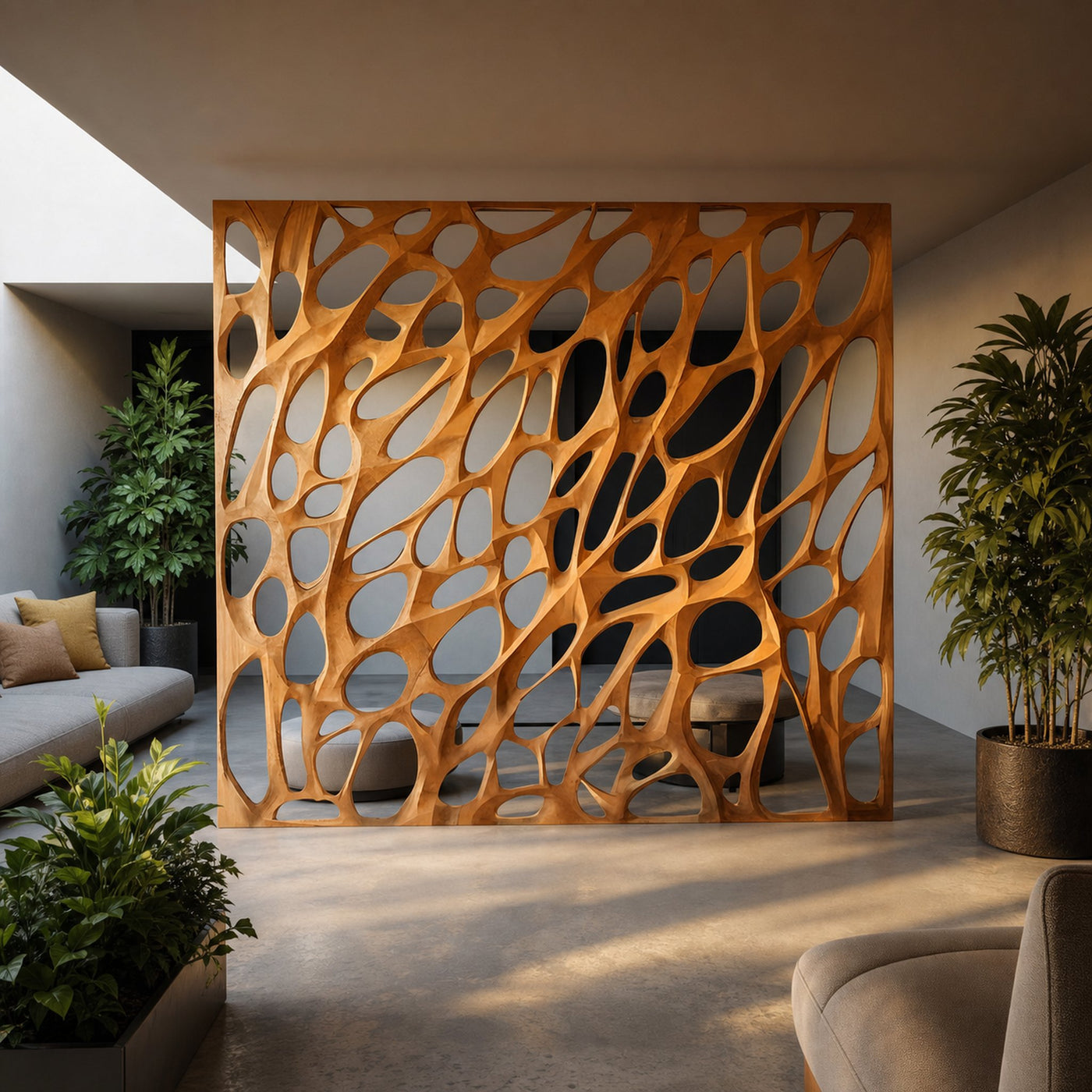Modern Organic Room Divider For Open Space Decor - product view 6