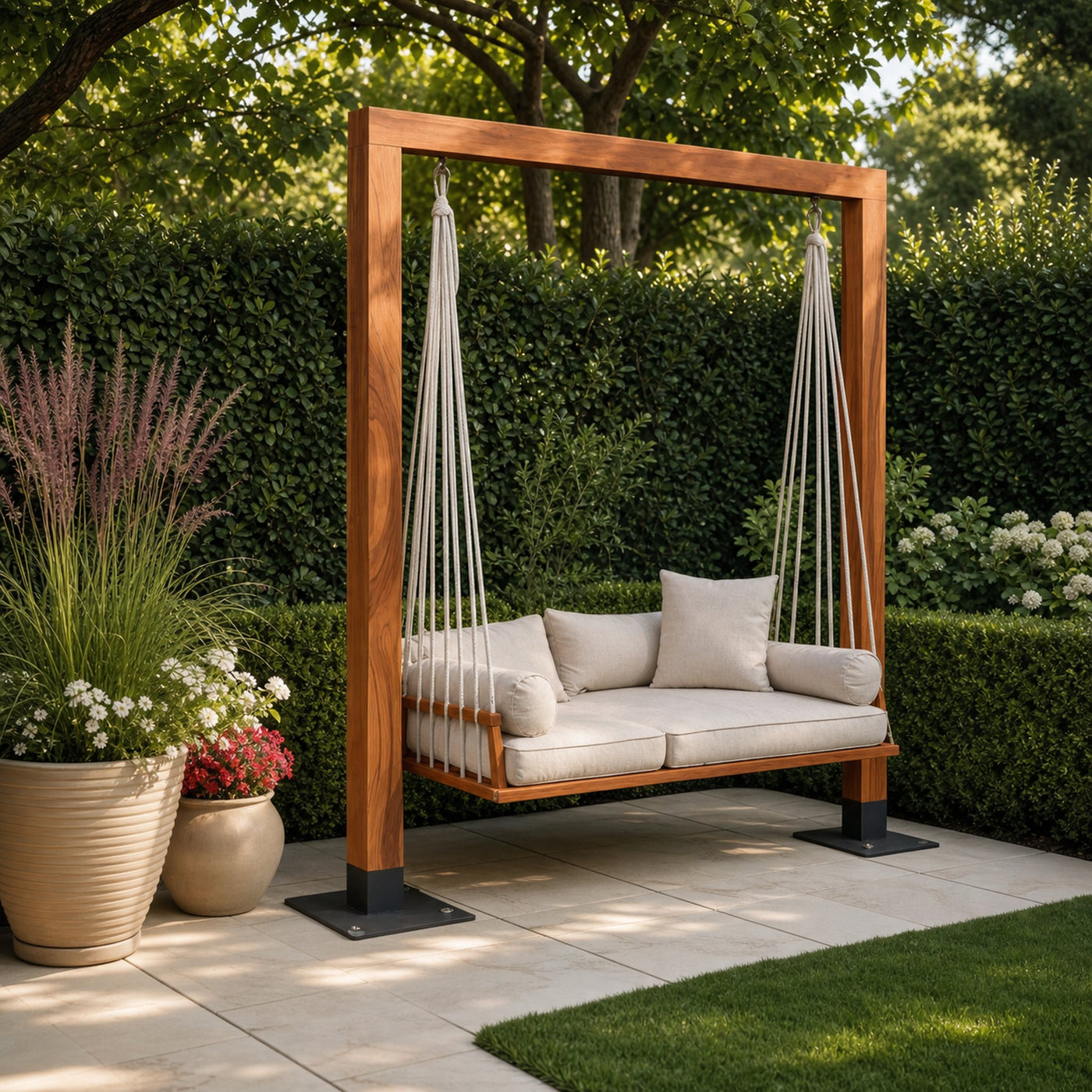 Modern Outdoor Daybed Swing For Poolside Or Garden - product view 6