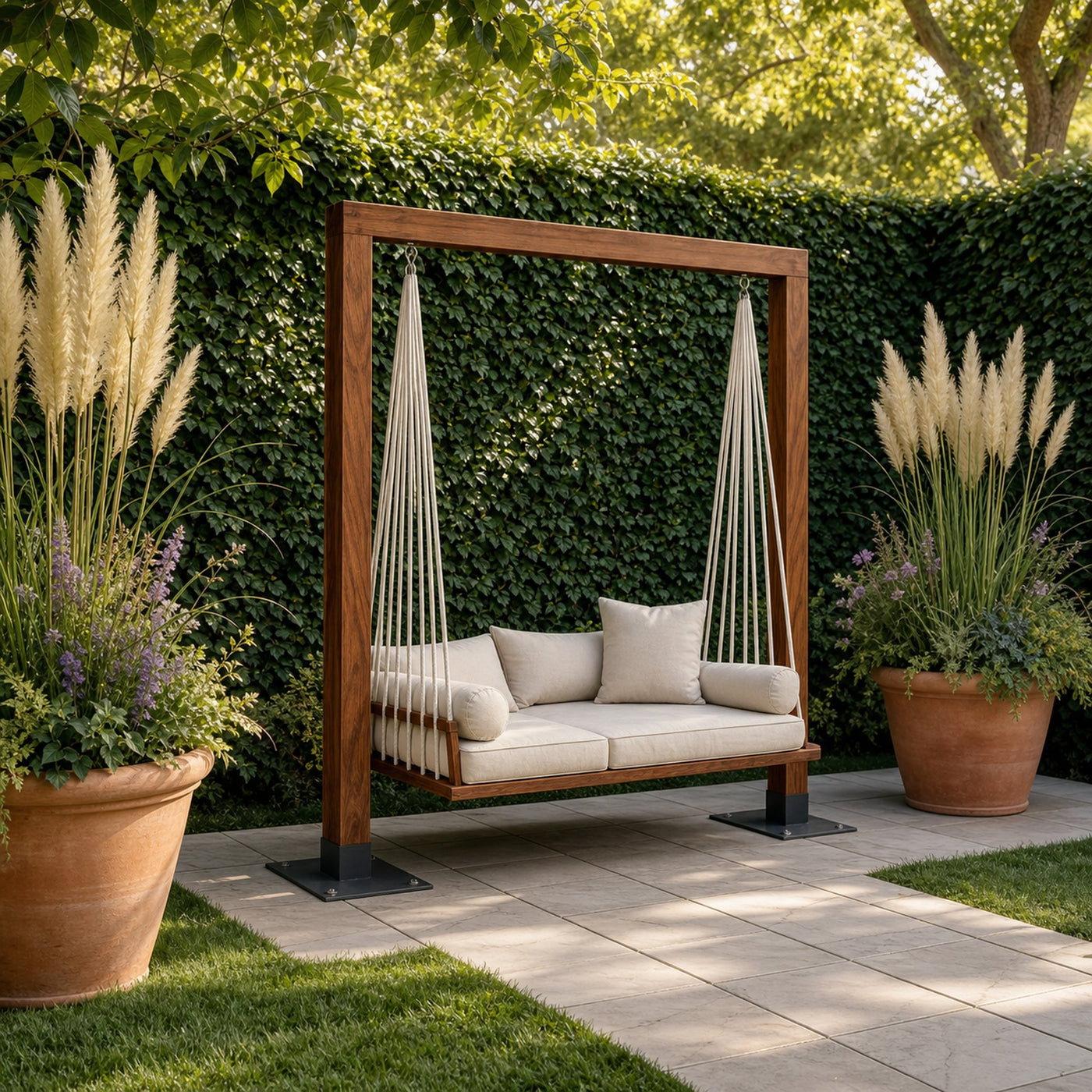 Modern Outdoor Daybed Swing For Poolside Or Garden - product view 7