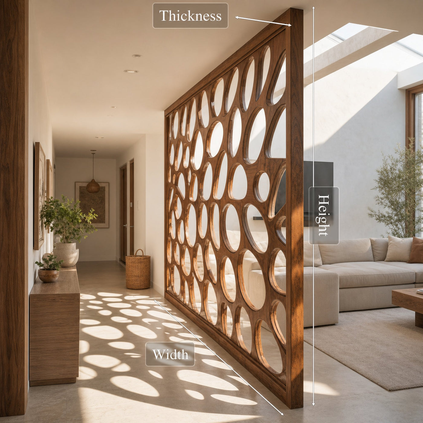Modern Oval Room Divider For Living Room - product view 7