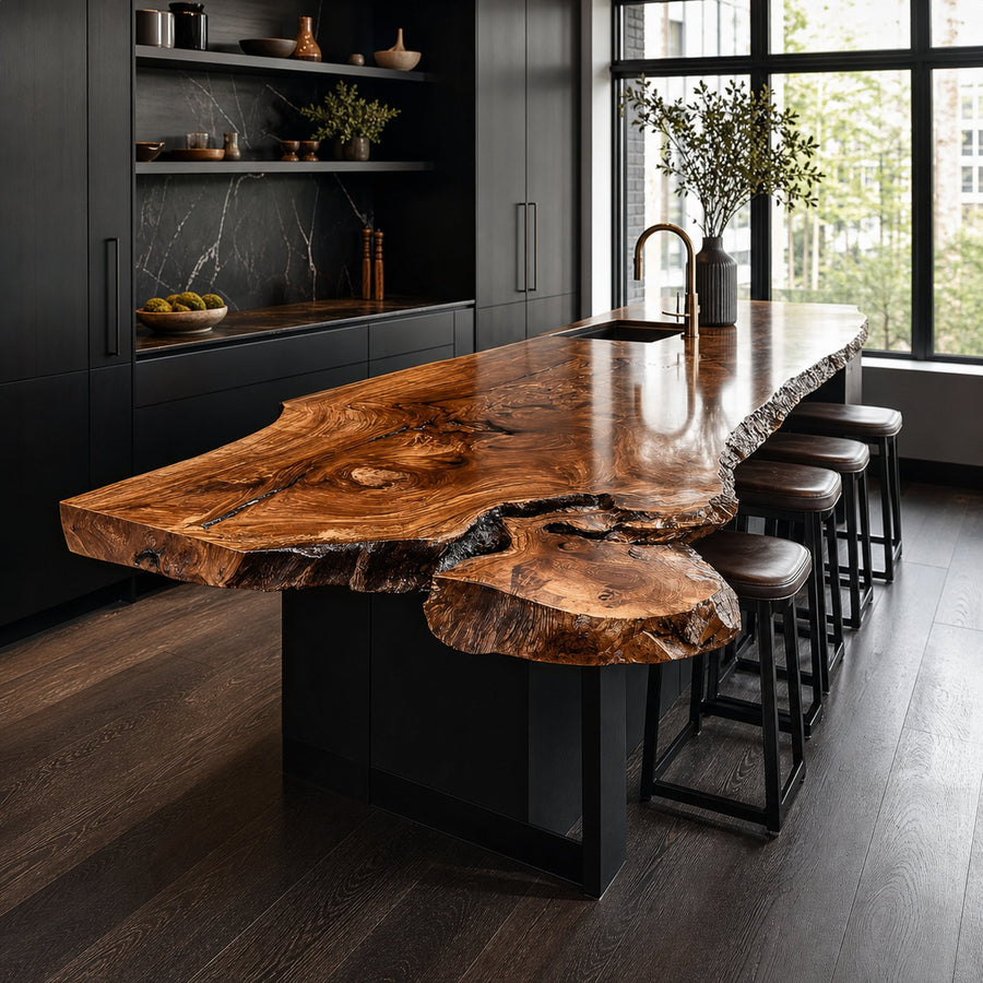 Modern Rustic Kitchen Island Kitchen Or Dining Room