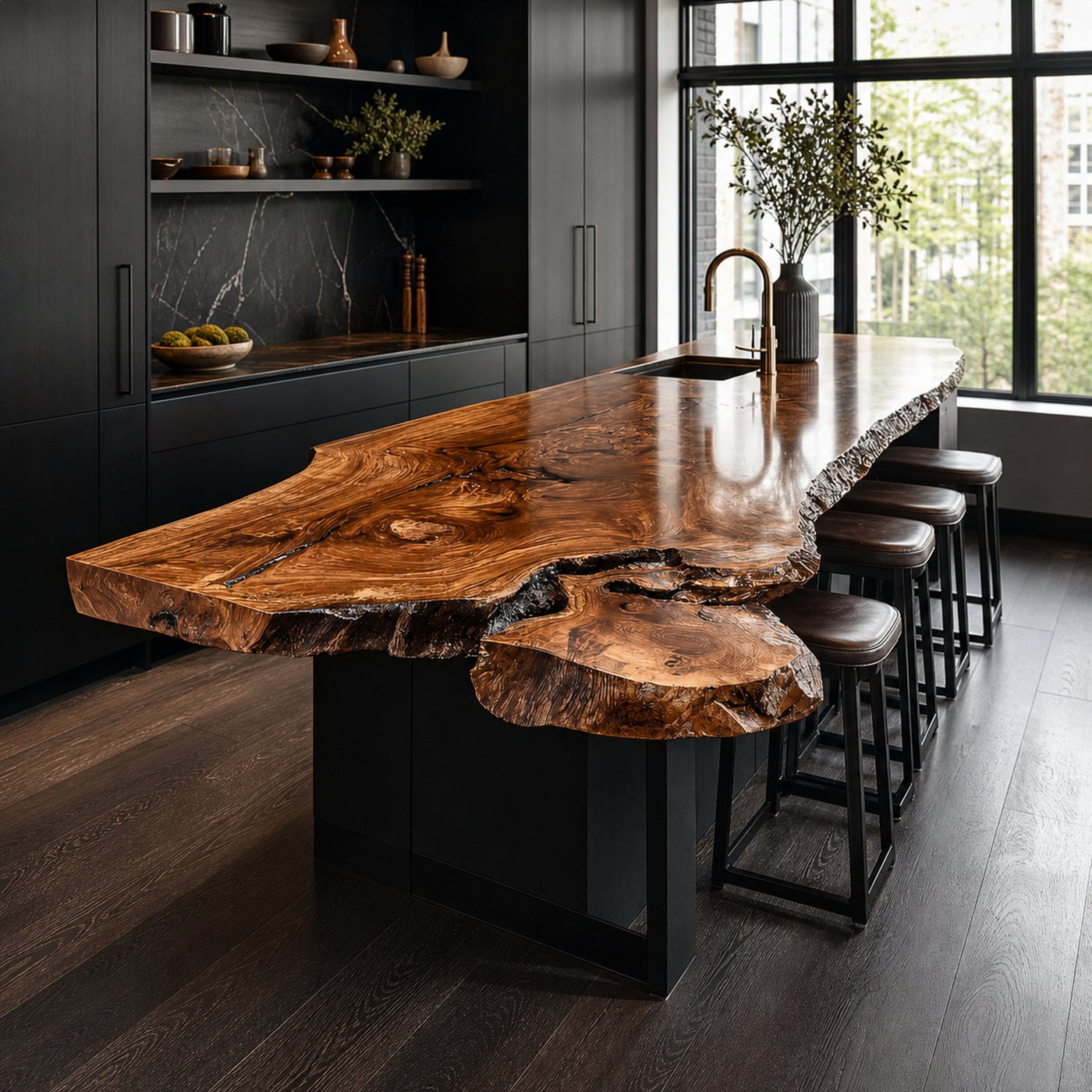 Modern Rustic Kitchen Island Kitchen Or Dining Room