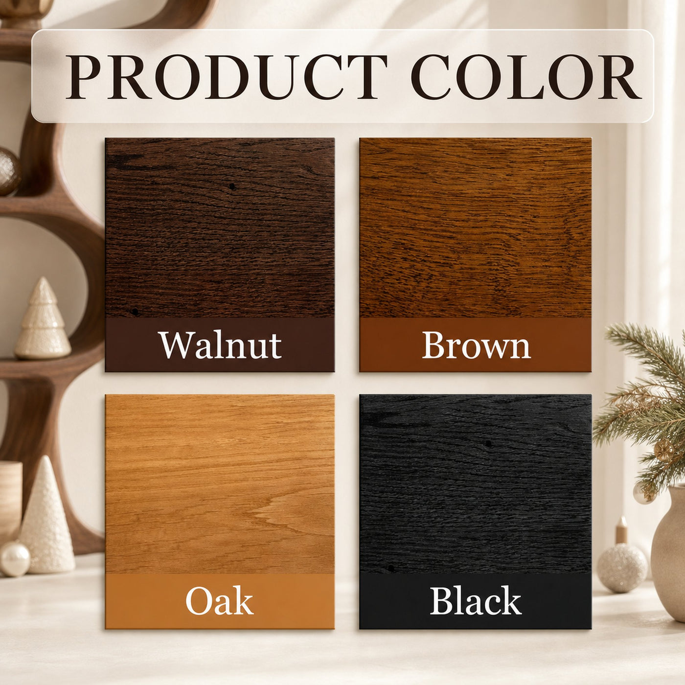 Modern Sculptural Shelf For Holiday Decoration - product view 8