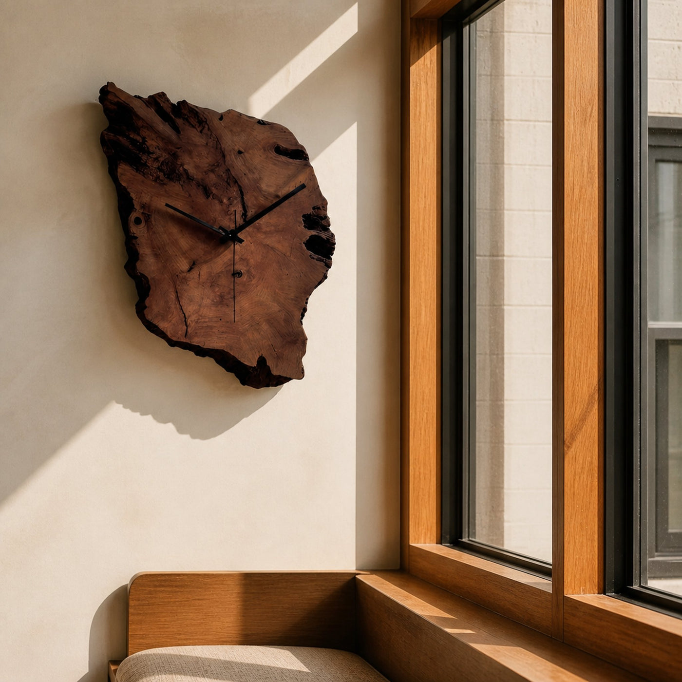 Modern Sculptural Wall Clock For Living Room - product view 7