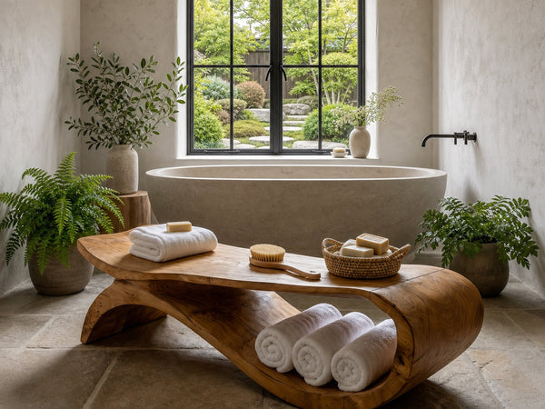 Modern Shower Bench For Bathroom