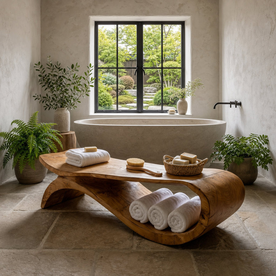 Modern Shower Bench For Bathroom