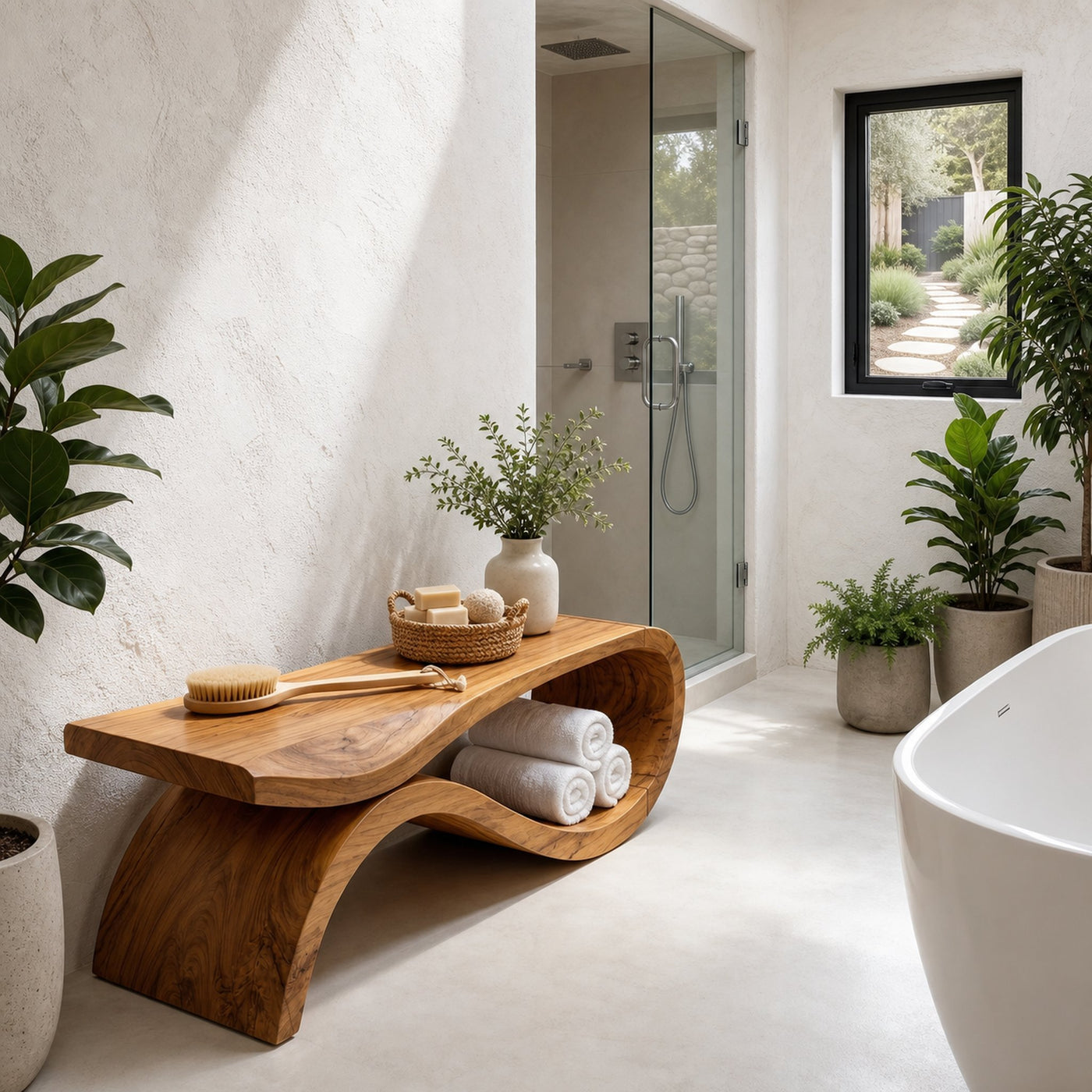 Modern Shower Bench For Bathroom - product view 6