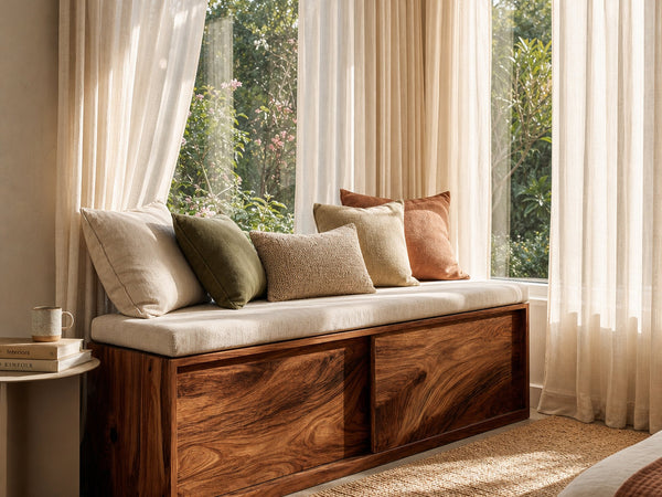 Modern Storage Bench With Minimalist Design For Home Interiors