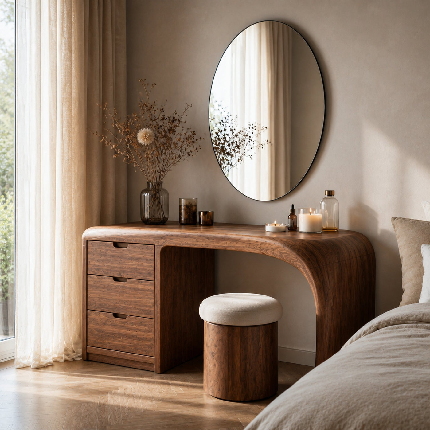 Modern Vanity Table For Bedroom Makeup