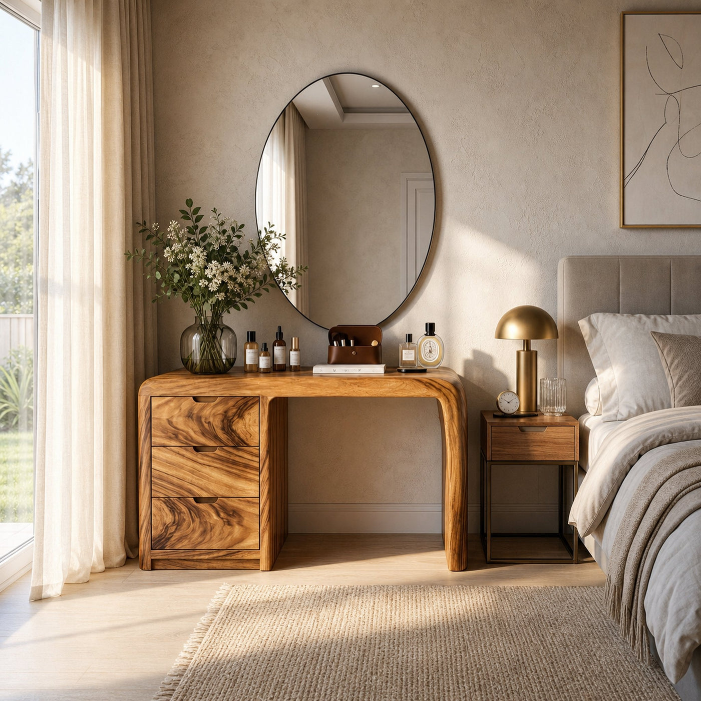 Modern Vanity Table For Bedroom Makeup - product view 6