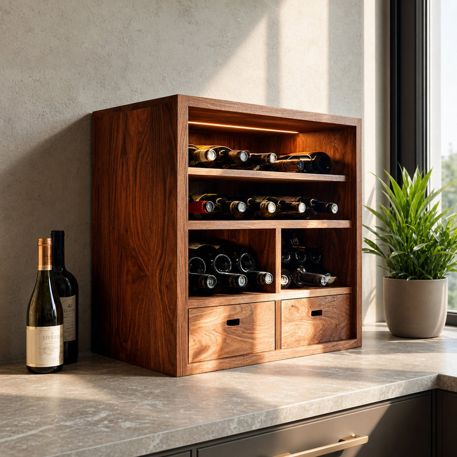 Modern Wine Cabinet For Contemporary Kitchen Decor