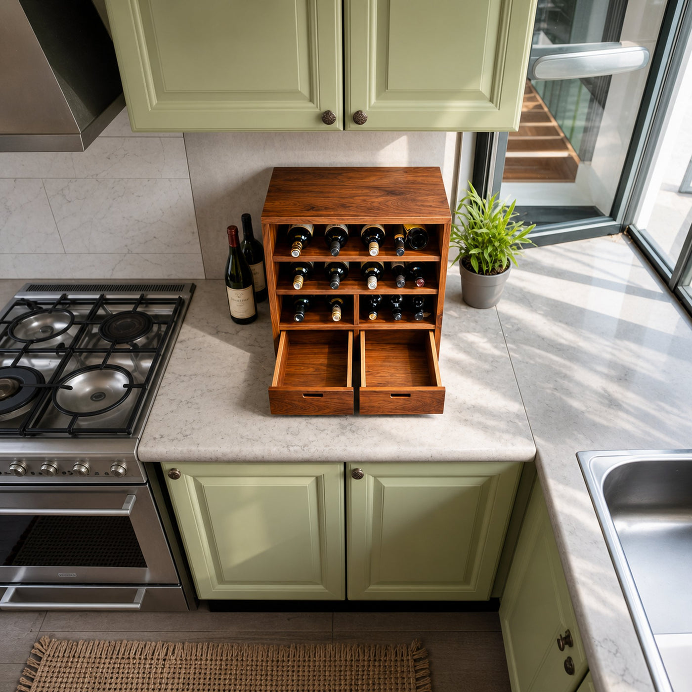 Modern Wine Cabinet For Contemporary Kitchen Decor - product view 6