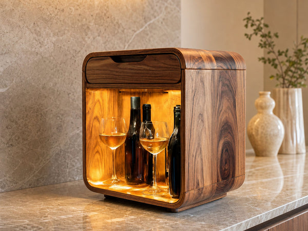 Modern Wine Cabinet With Drawer For Kitchen Or Dining Room