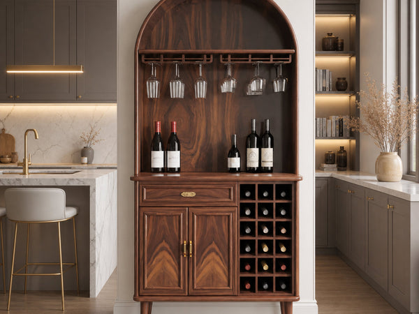 Modern Wine Cabinet With Storage For Dining Room