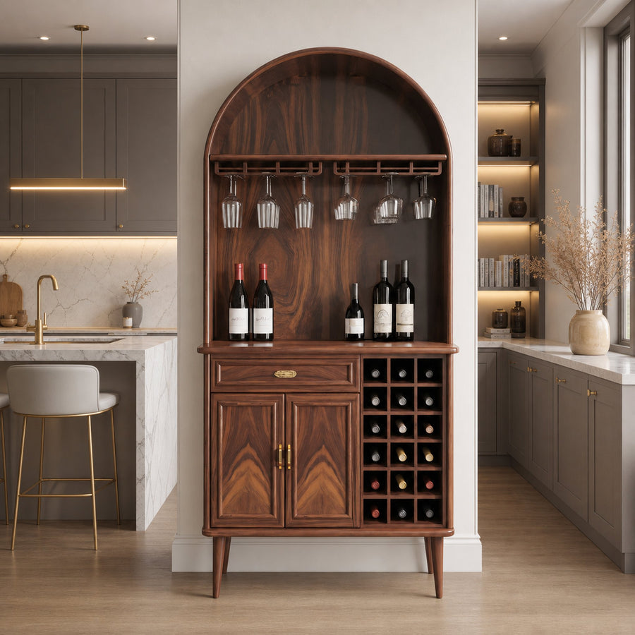 Modern Wine Cabinet With Storage For Dining Room