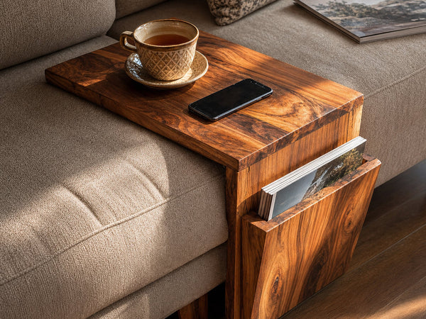 Modern Wooden Armrest For Cozy Living Room Style