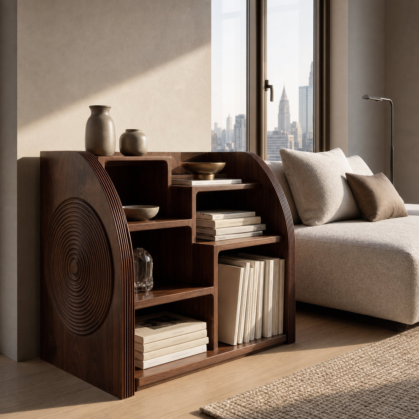 Modern Wooden Magazine Rack For Home Reading Corner - product view 7