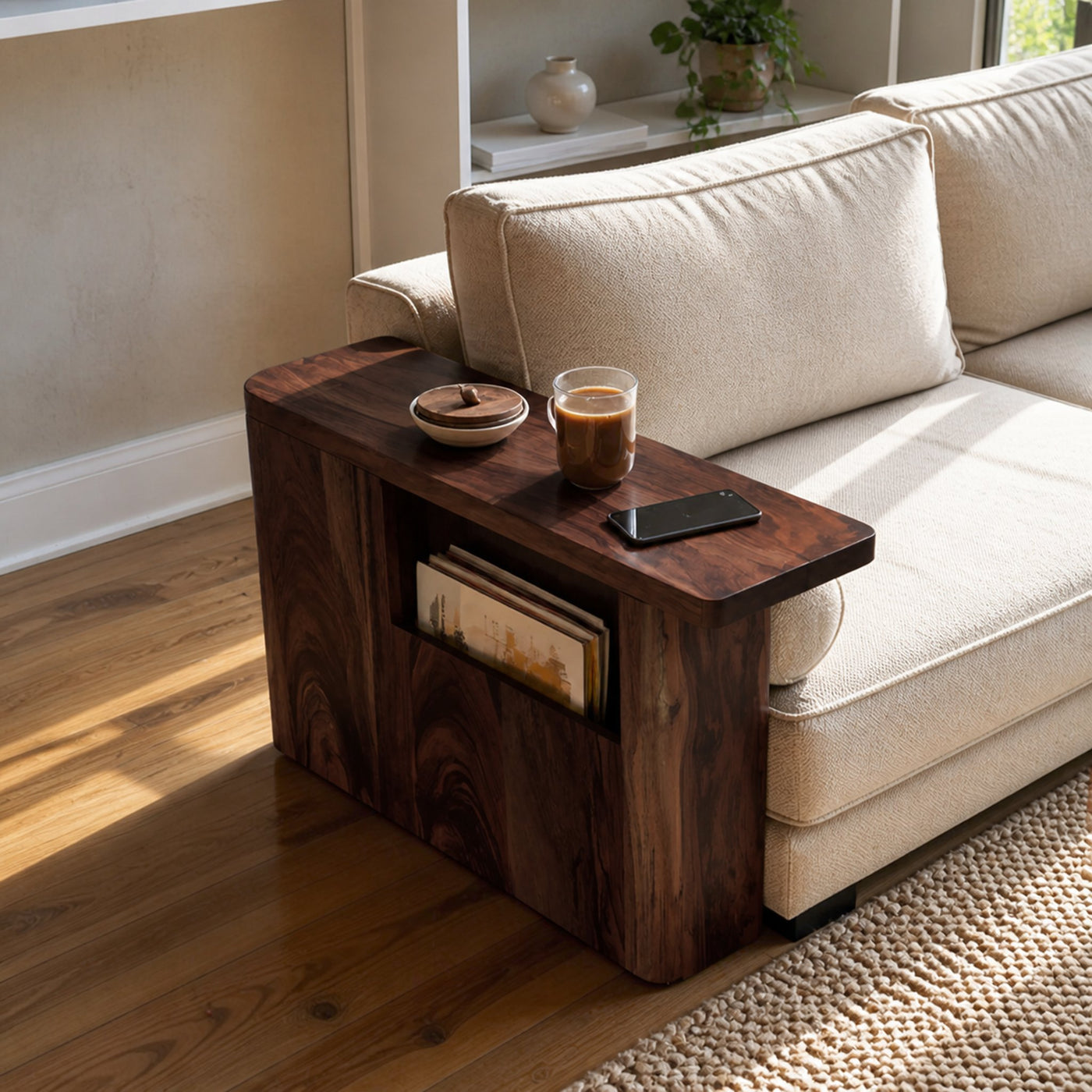 Modern Wooden Side Table For Cozy Living Room Design - product view 7