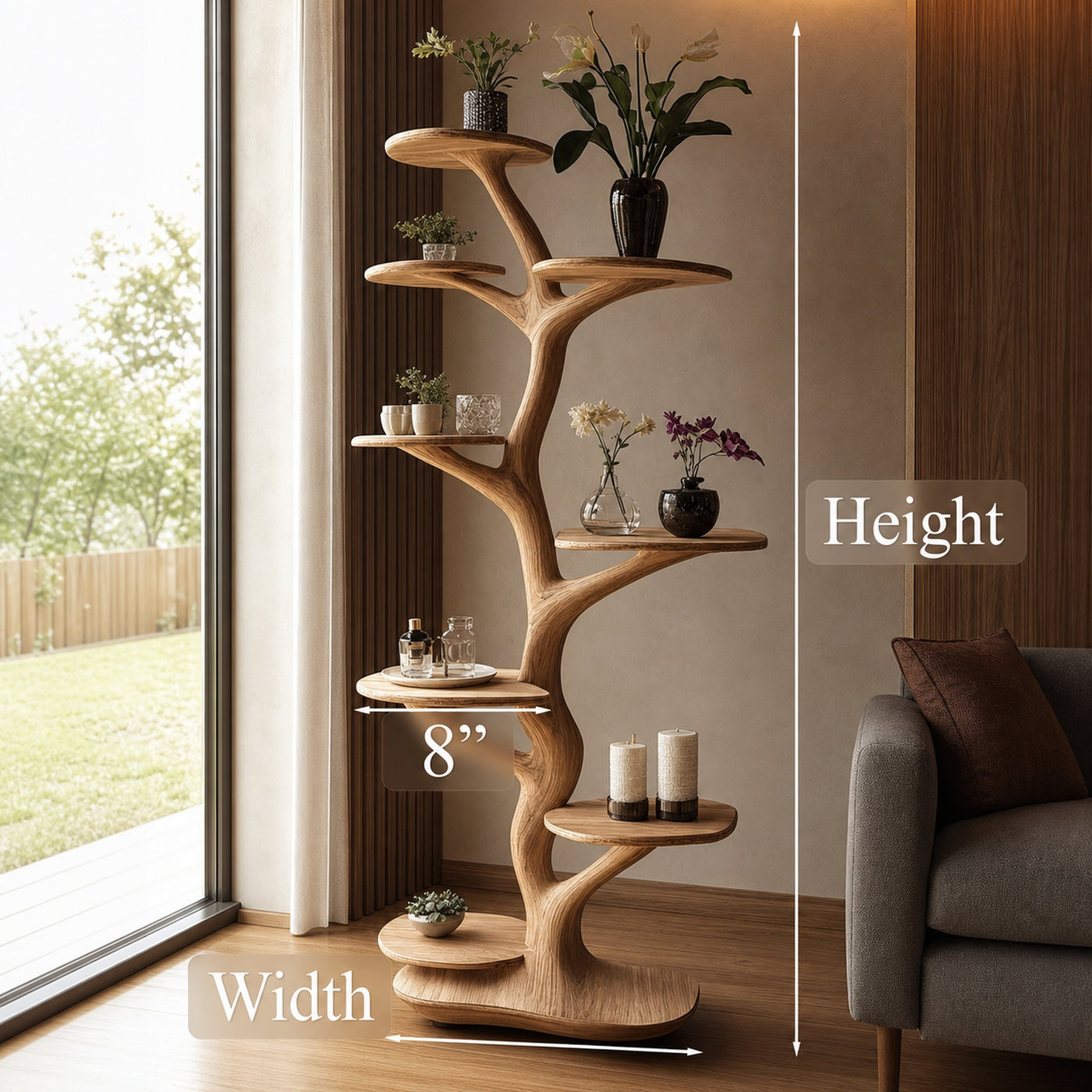 Nature Solid Wood Tree Tower Tree Cat Tree Gift Cat - product view 7