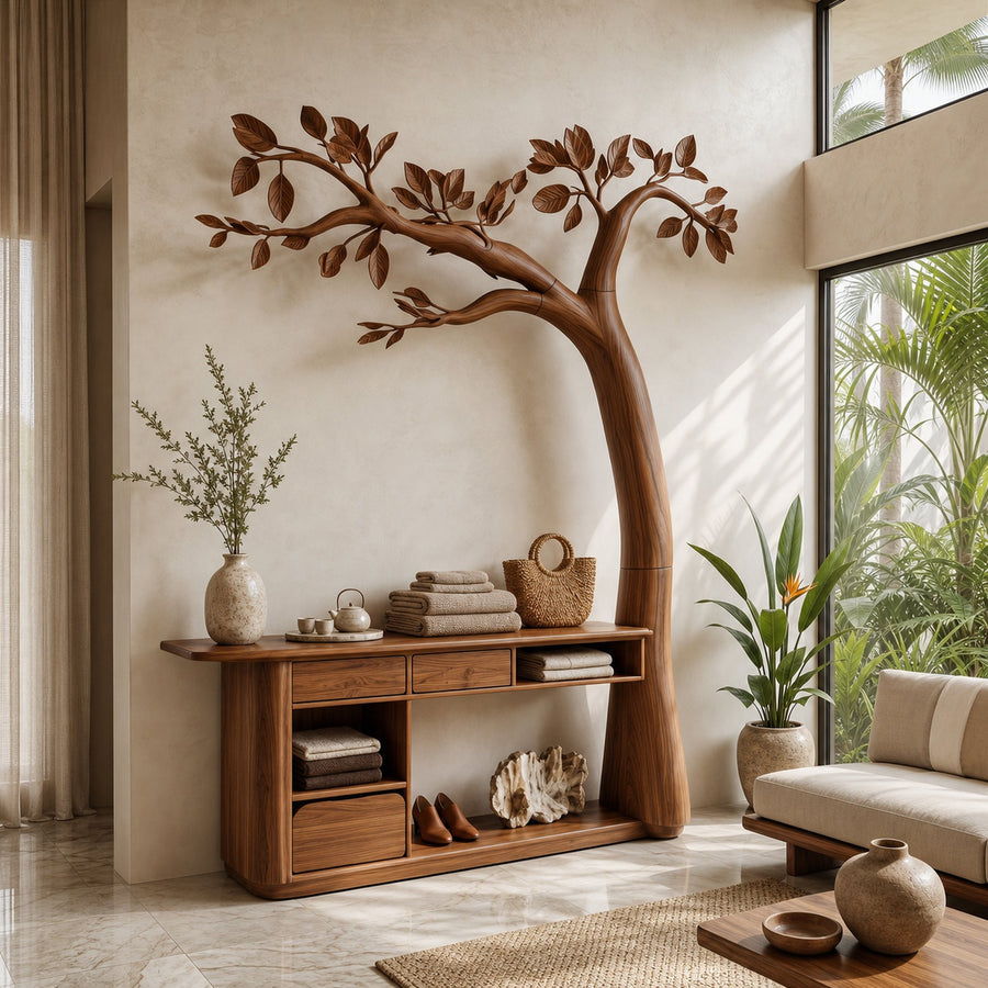 Organic Corner Makeup Vanity Bedroom And Dressing Room