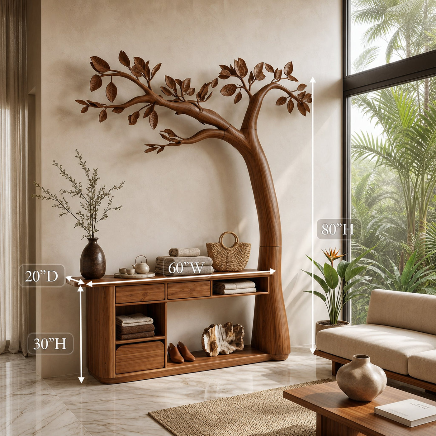 Organic Corner Makeup Vanity Bedroom And Dressing Room - product view 8