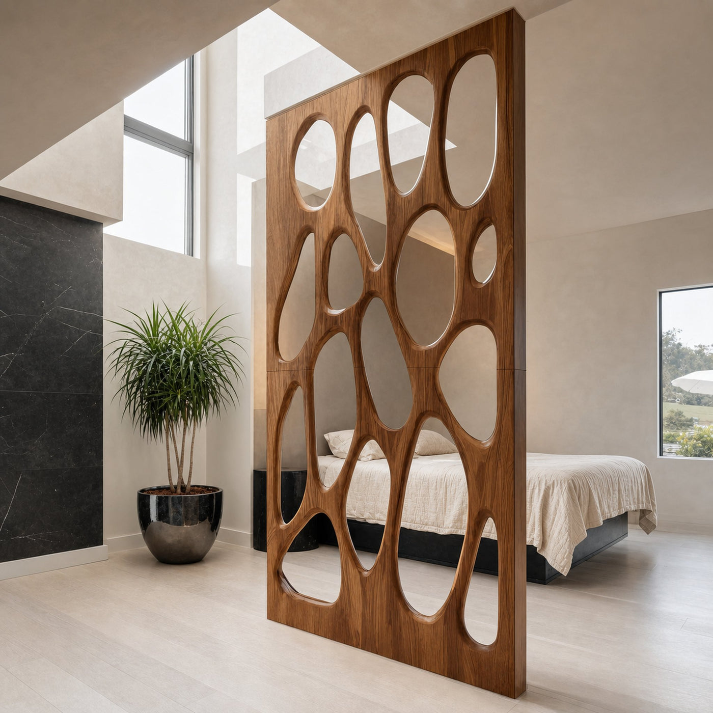 Organic Room Divider For Modern Home Interiors