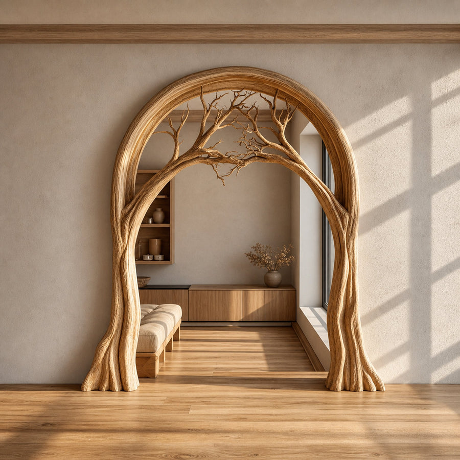 Organic Sculptural Archway For Interior Space Or Entryway