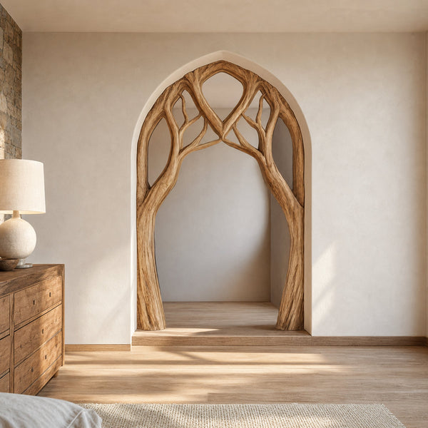 Organic Sculptural Doorway Arch For Living Space And Interior Area