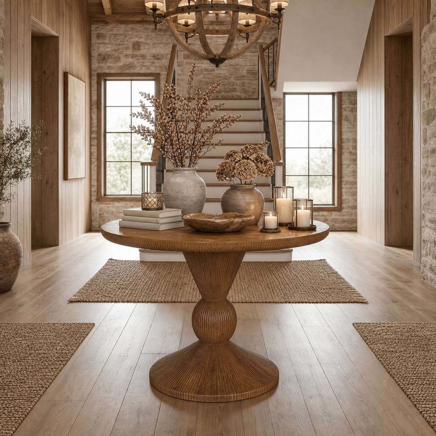 Organic Sculptural Entryway Foyer Table For Entryway And Hallway Decor - product view 6