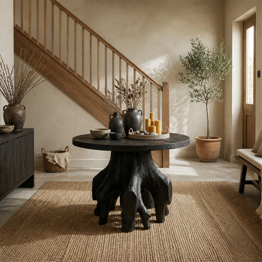Organic Sculptural Foyer Table For Entryway Or Living Room
