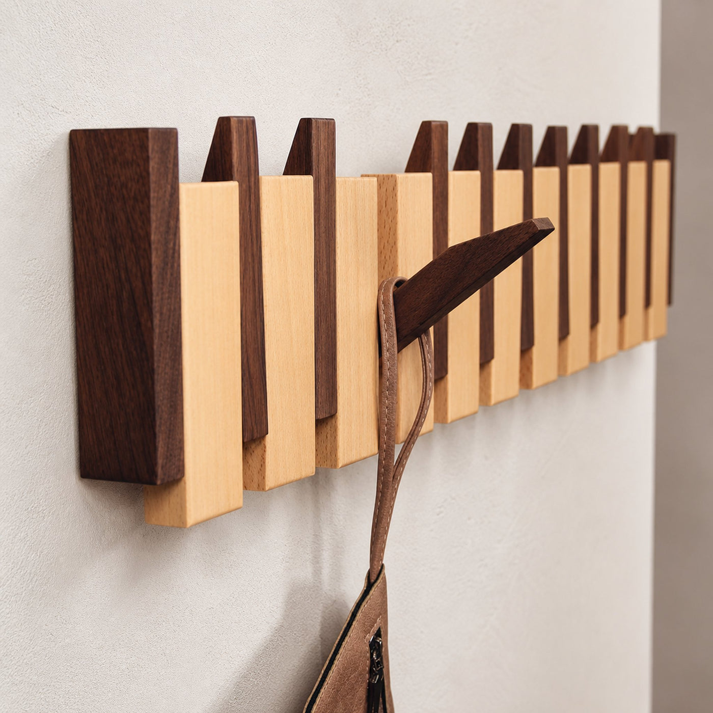 Piano Coat Hooks Towel Rack - product view 6