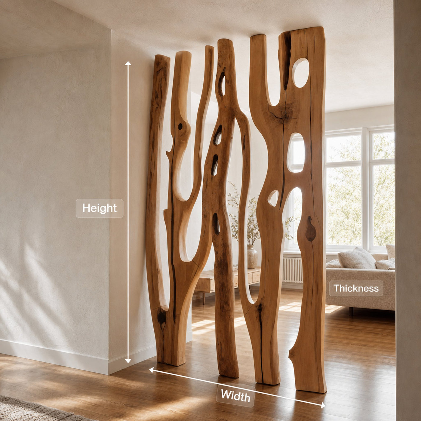 Room Divider Sculptural Piece For Entryway Living Room Or Open Space - product view 8