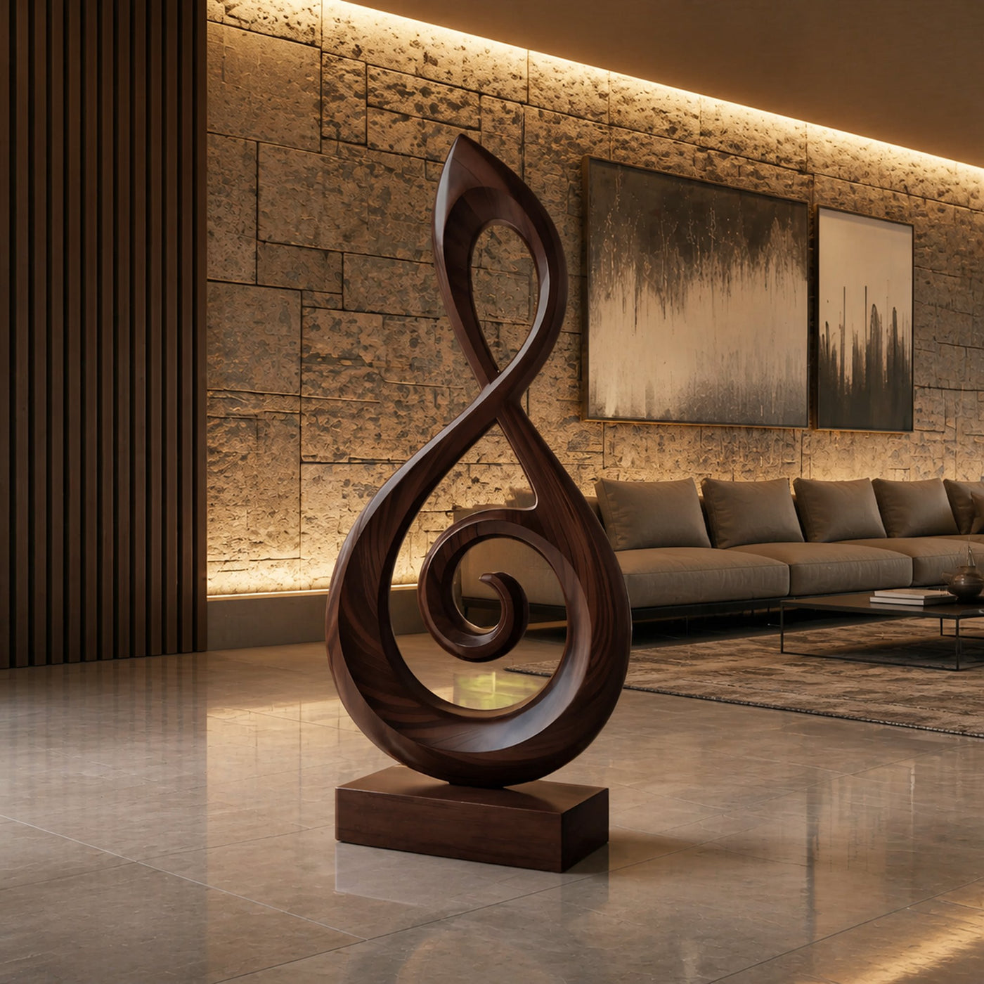 Rustic 3D Wood Art For Living Room Handmade Wall Panel - product view 7