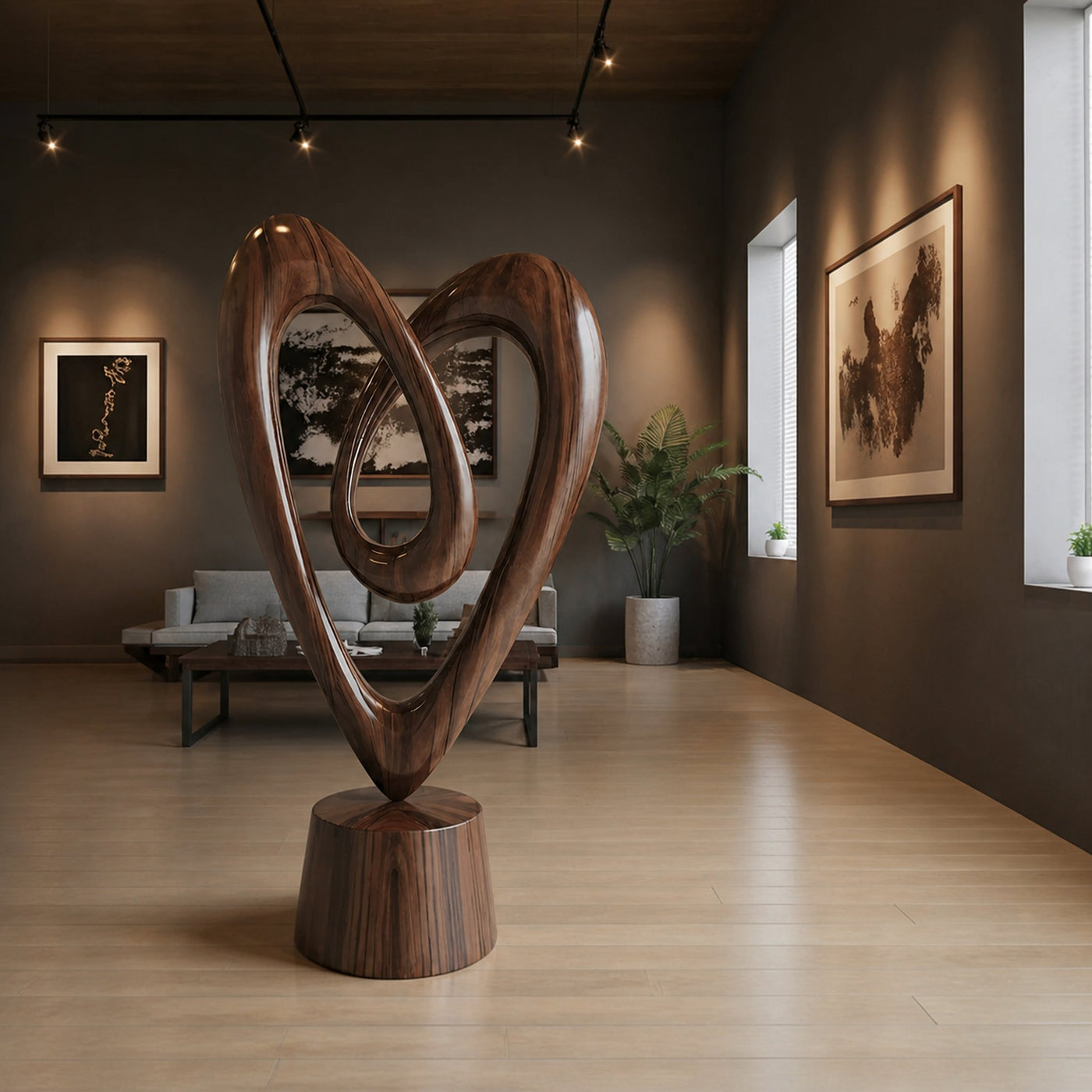 Rustic 3D Wood Art For Living Room Interior Wall Accent - product view 7