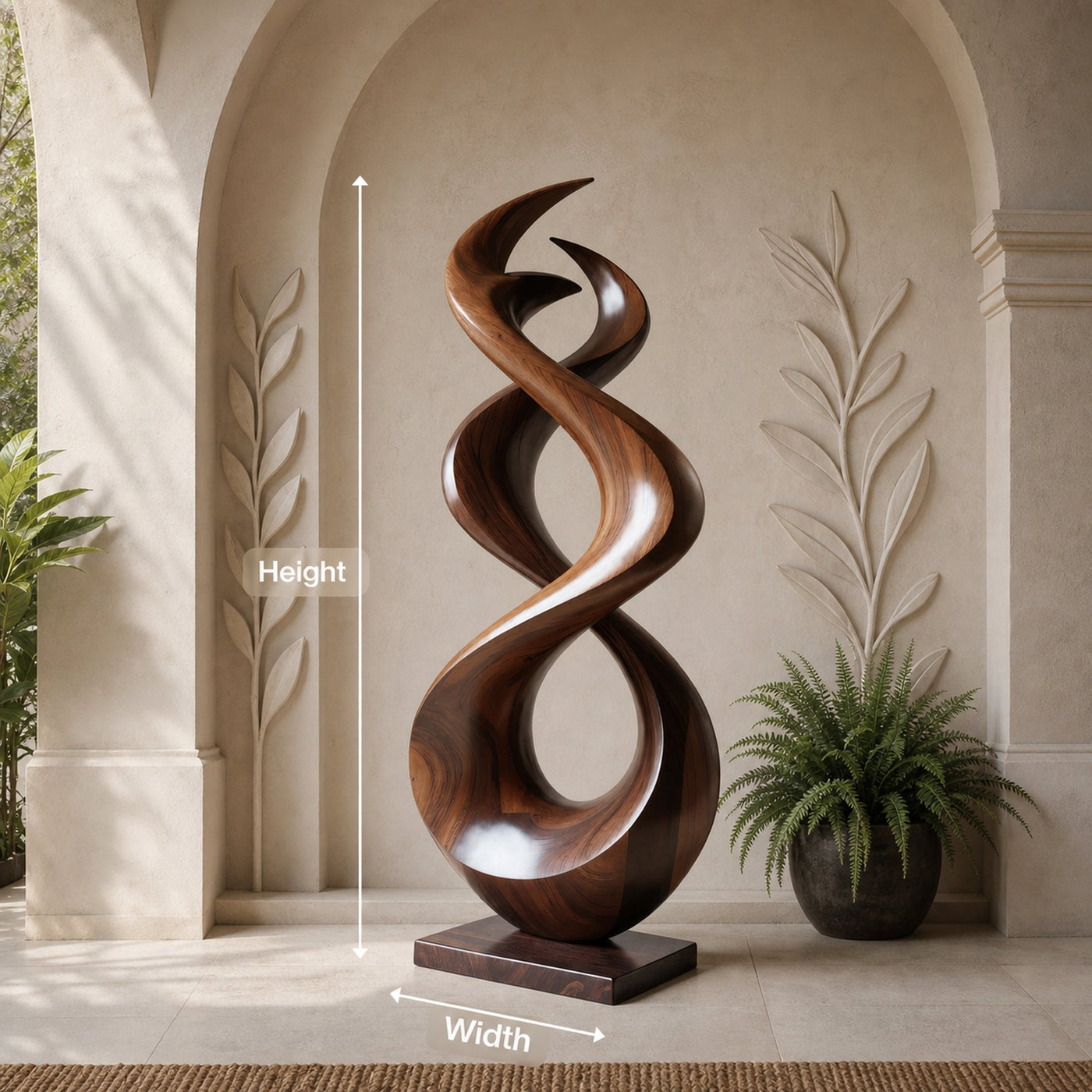 Rustic Abstract Sculpture For Outdoor Garden - product view 8