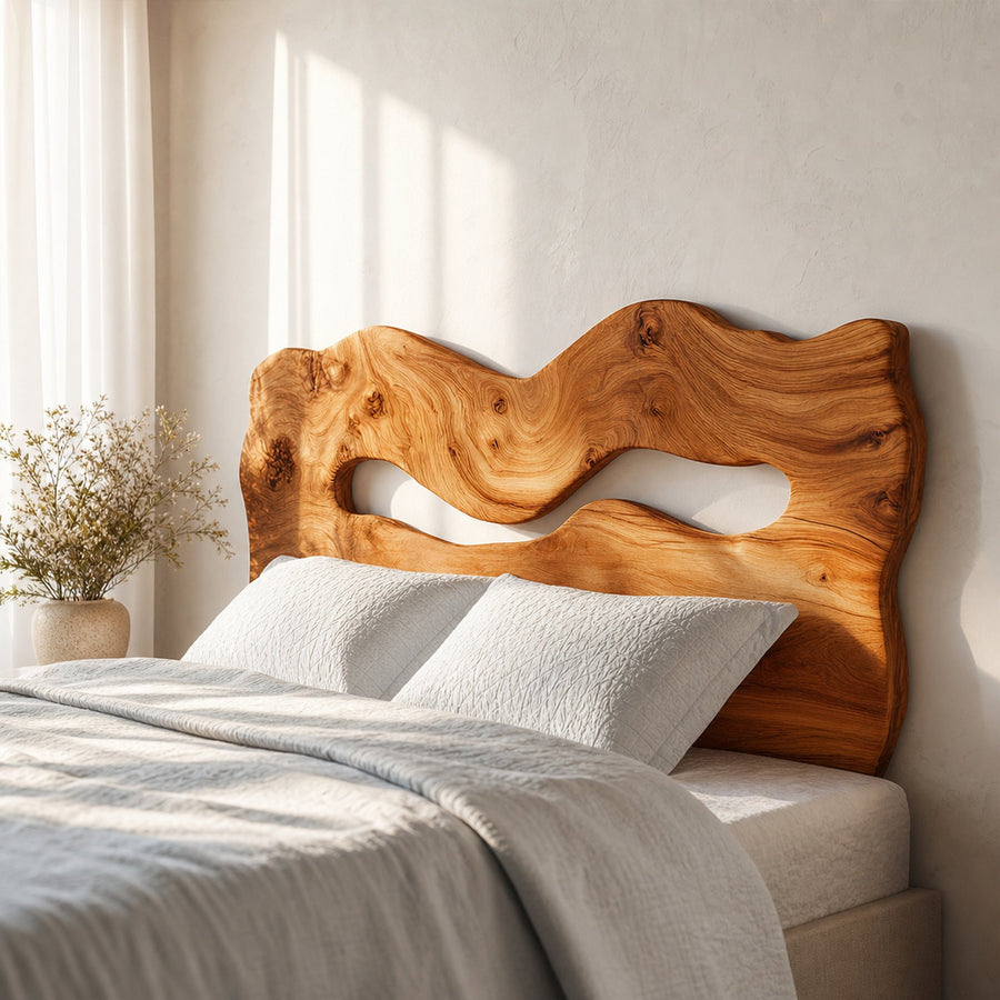Rustic Accent Headboard For Bedroom And Resting Space