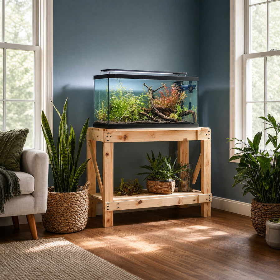 Rustic Aquarium Stand Living Room Or Office