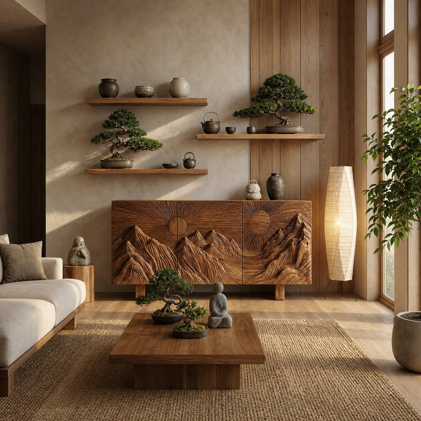 Rustic Artistic Storage Cabinet For Living Room And Apartment - product view 6