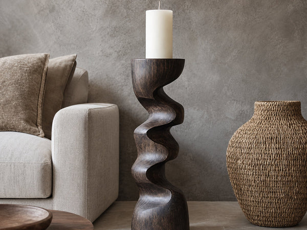 Rustic Candle Stick For Bedroom Cozy Ambience Styling