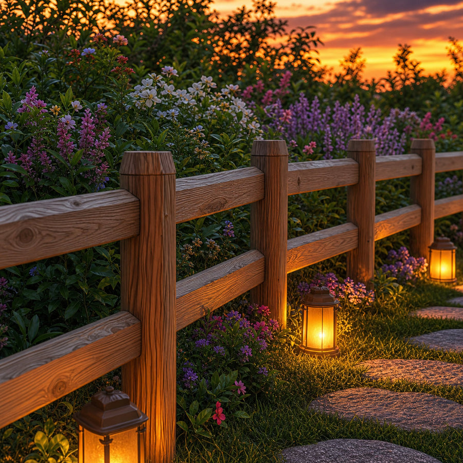Rustic Decorative Garden For Pathway And Backyard